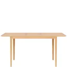 Light Oak Extended 120Cm To 160Cm Dining Table - Image 2