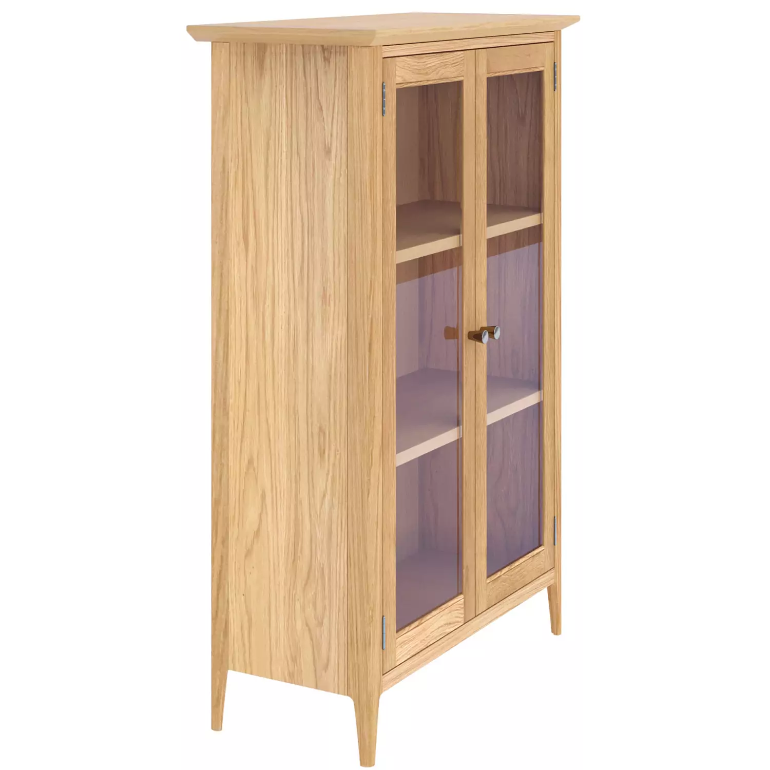 Light Oak Glazed Cabinet - Image 5