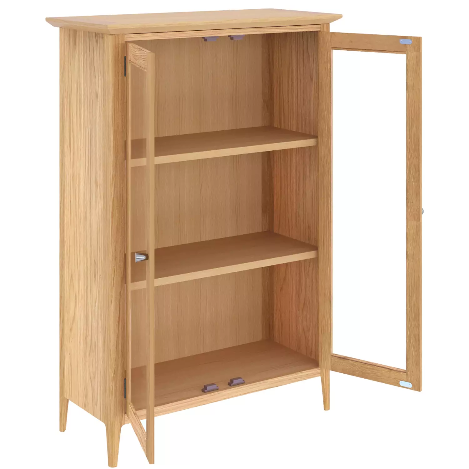 Light Oak Glazed Cabinet - Image 7