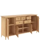 London Oak Long Sideboard - Image 7
