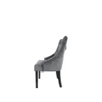 BK-Jessica Chair black ringer with black legs (KD) (NEW) - Image 9