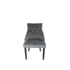 Velvet Grey Dining Chairs - Image 8