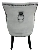 Velvet Grey Dining Chairs - Image 6