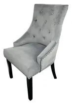 BK-Jessica Chair black ringer with black legs (KD) (NEW) - Image 3