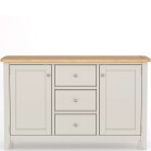Light Grey Painted 2 Door 3 Drawer Sideboard - Image 3