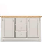 Light Grey Painted 2 Door 3 Drawer Sideboard - Image 3