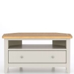Light Grey Painted Corner TV Cabinet