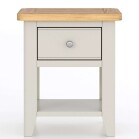 Light Grey Painted Lamp Table - Image 2