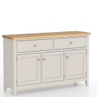 Light Grey Painted Large Sideboard - Image 4