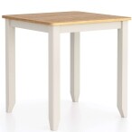 Light Grey Painted Square Dining Table - Image 5
