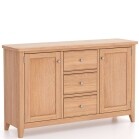 Natual Oak 2 Door 3 Drawer Sideboard - Image 5