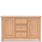 Natual Oak 2 Door 3 Drawer Sideboard - Image 3