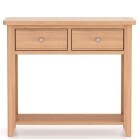 Natural Oak Console Table - Image 4
