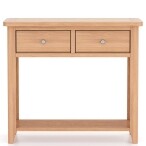 Natural Oak Console Table - Image 4