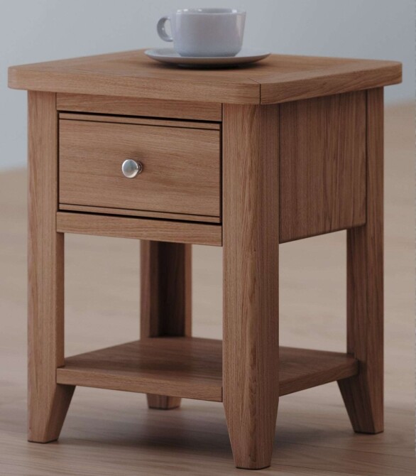 Natural Oak Lamp Table