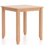 Natural Oak Square Dining Table - Image 3