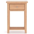 Natural Oak Telephone Table