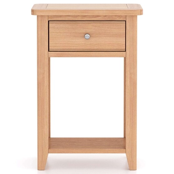 Natural Oak Telephone Table