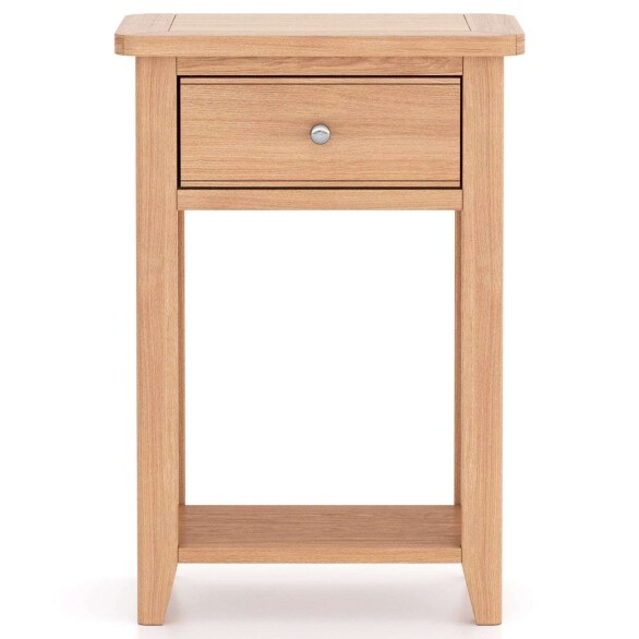 Natural Oak Telephone Table