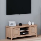 Natural Oak Wide TV Cabinet