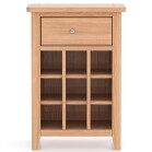 Natural Oak Wine Cabinet - Image 4