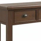 Smoked Oak Console Table