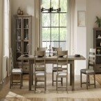 Smoked Oak Ext Dining Table