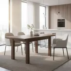 Smoked Oak Ext Dining Table 120_160