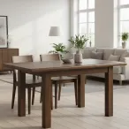 Smoked Oak Ext Dining Table 120_160