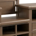 Smoked Oak Hall Bench