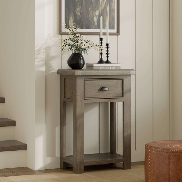 Smoked Oak Hall table
