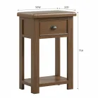 Smoked Oak Hall table
