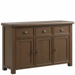 Smoked Oak Large Sideboard 3 Door 3 Drawer2