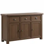 Smoked Oak Large Sideboard 3 Door 3 Drawer2