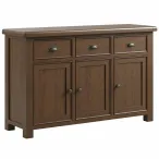 Smoked Oak Large Sideboard 3 Door 3 Drawer2