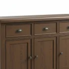 Smoked Oak Large Sideboard 3 Door 3 Drawer2