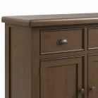 Smoked Oak Large Sideboard 3 Door 3 Drawer2