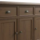 Smoked Oak Large Sideboard 3 Door 3 Drawer2