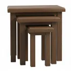 Smoked Oak Nest Of 3 Tables