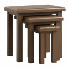 Smoked Oak Nest Of 3 Tables