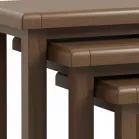 Smoked Oak Nest Of 3 Tables