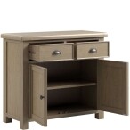 Smoked Oak Small Sideboard