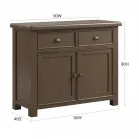 Smoked Oak Standard Sideboard