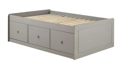 Cabin Bed Grey Premium Pine Furniture
