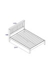 4,6" slatted bed