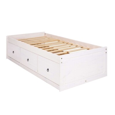 White Cabin Bed Premium Pine Furniture