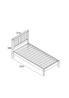 3′ Slatted Bed