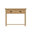 oak console table