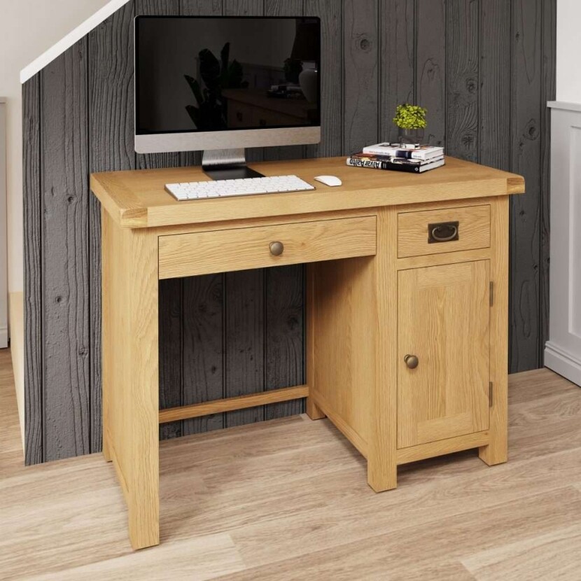 rustic oak desks
