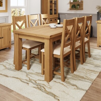 Oak Extending Dining Table
